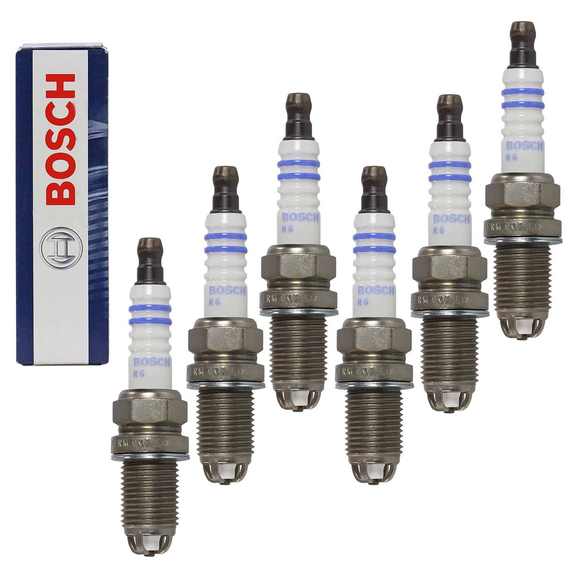 6x Original BOSCH Zündkerze FGR8KQE0 von Bosch