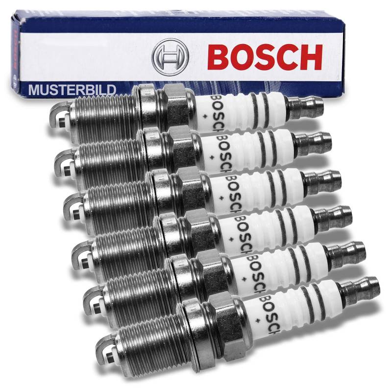 6x Zündkerze Original BOSCH Doppelplatin FR7NPP332 von Bosch