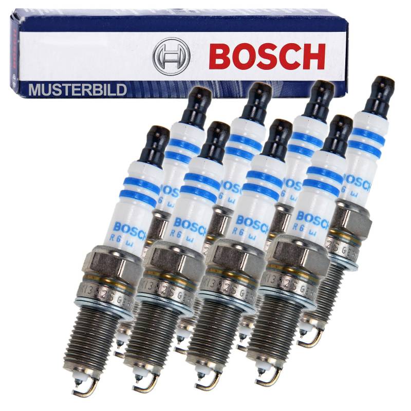 8x Zündkerze BOSCH Platin-Ir FR6KI332S von Bosch