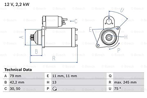 BOSCH 0 986 026 160 Anlasser von Bosch