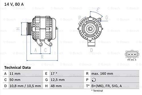 BOSCH 0 986 044 701 Generator von Bosch