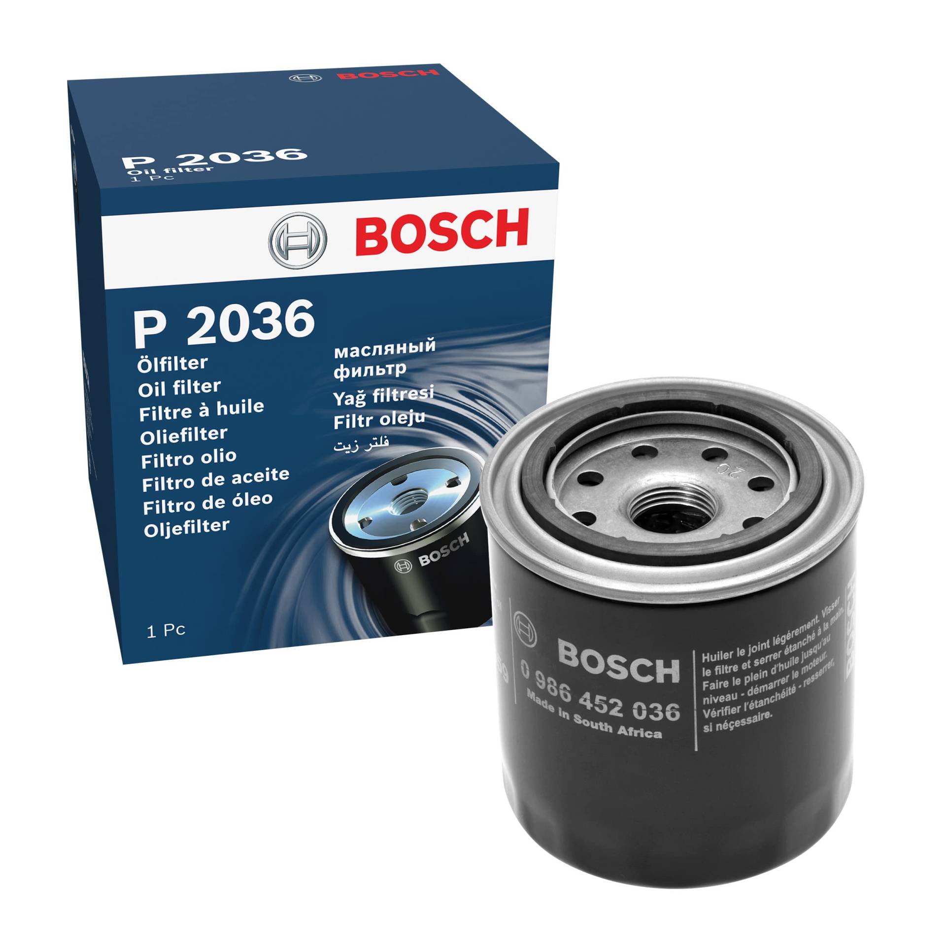 Bosch Automotive P2036 - Ölfilter Auto von Bosch