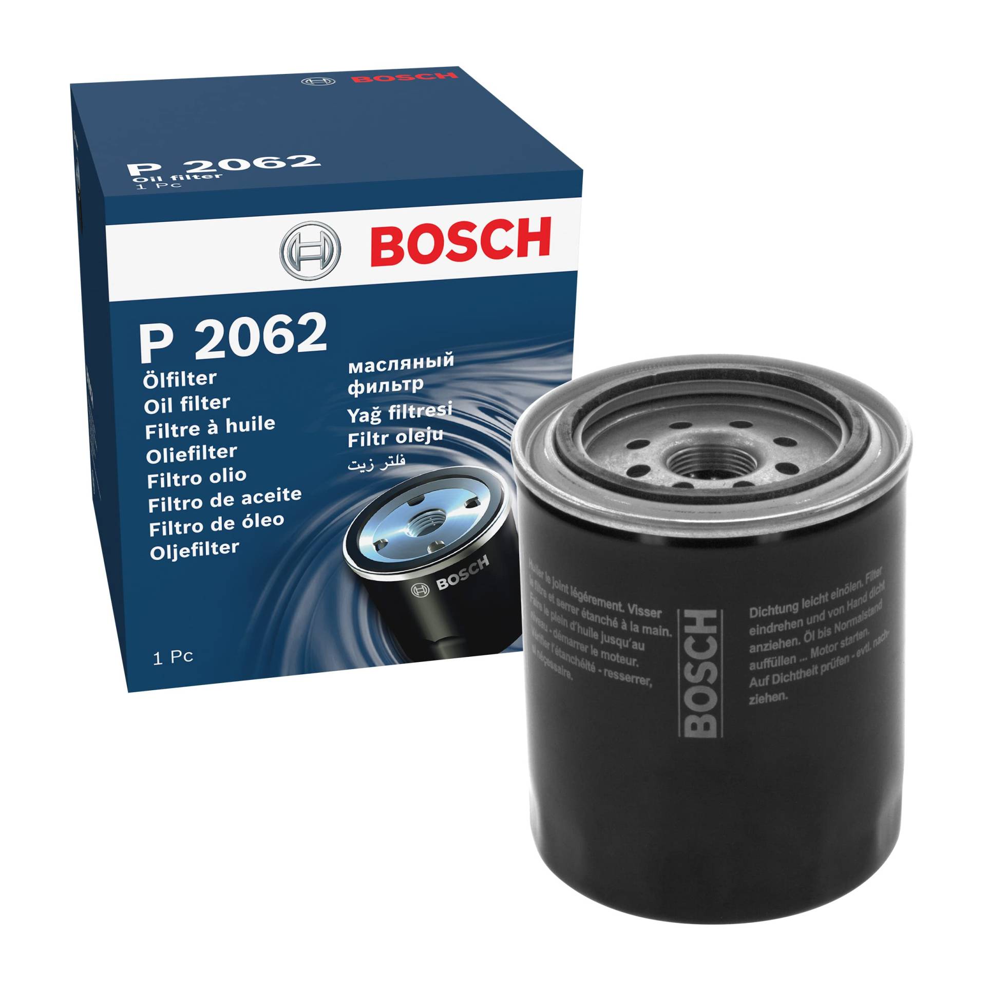 Bosch Automotive P2062 - Ölfilter Auto von Bosch Automotive