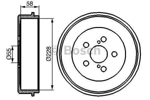 BOSCH 0 986 477 140 Bremstrommeln von Bosch