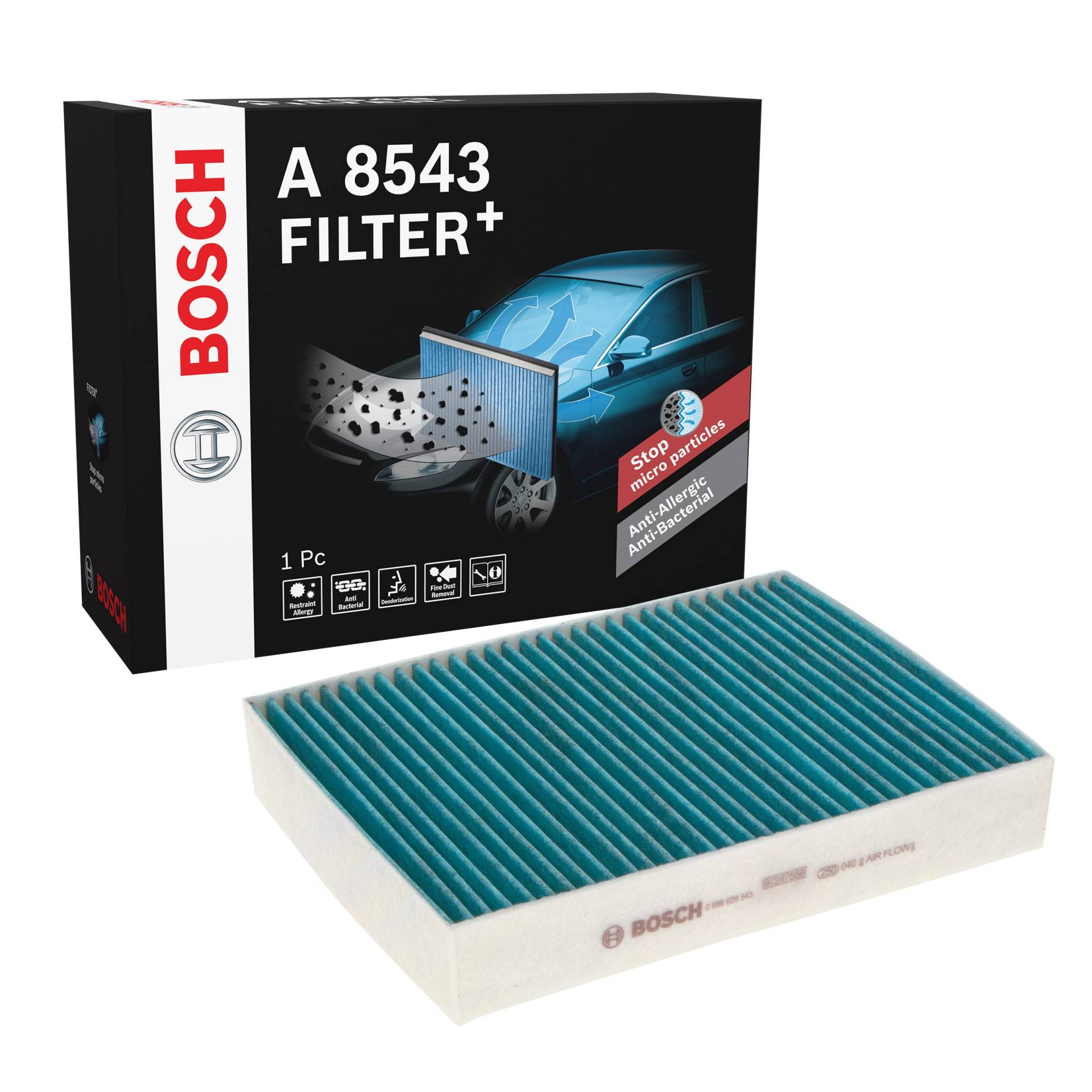 Bosch Automotive A8543 - Innenraumfilter Filter+ von Bosch