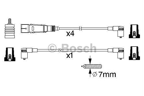 BOSCH 0986356360 Zündleitungssatz von Bosch