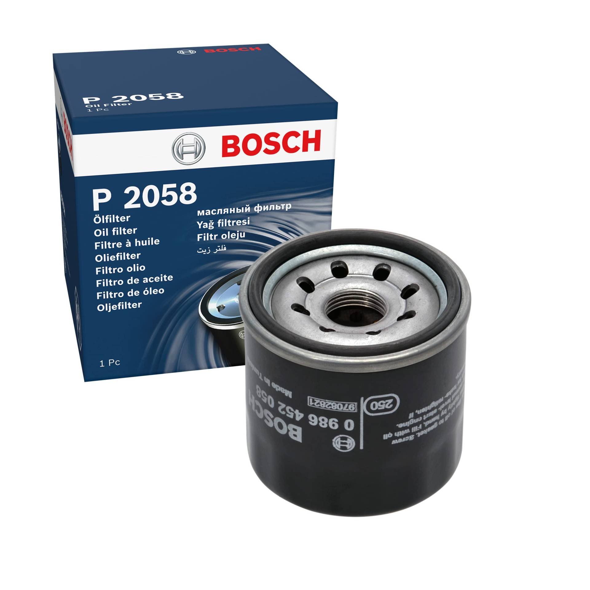 Bosch Automotive P2058 - Ölfilter Auto von Bosch