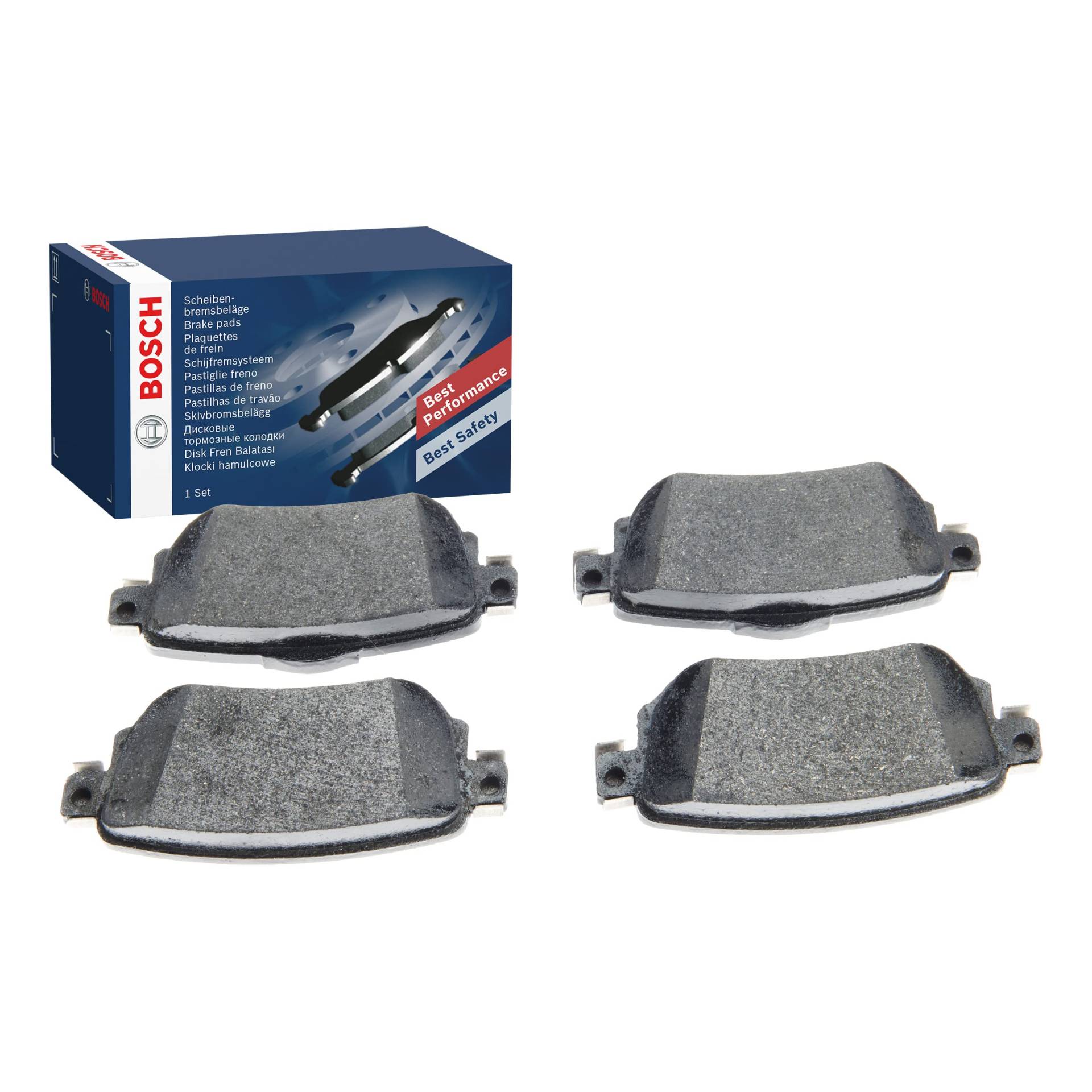 BOSCH Bremsbeläge Hinten (0 986 494 816) passend für passend für Nissan Qashqai II Renault von Bosch Automotive