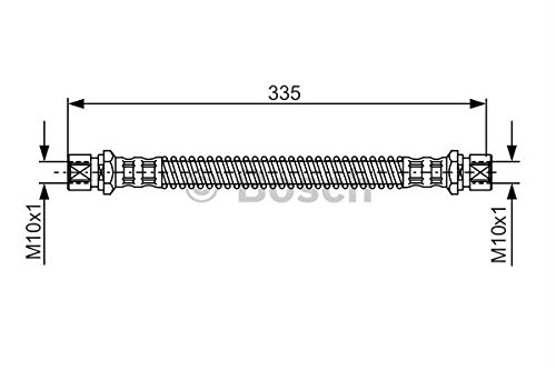 BOSCH 1 987 481 281 Bremsschlauch von Bosch