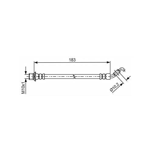 BOSCH 1 987 481 639 Bremsschlauch von Bosch