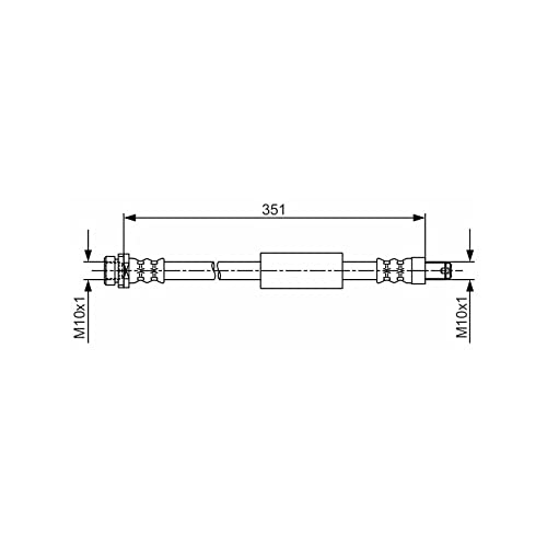 BOSCH 1 987 481 705 Bremsleitungsschlauch von BOSCH