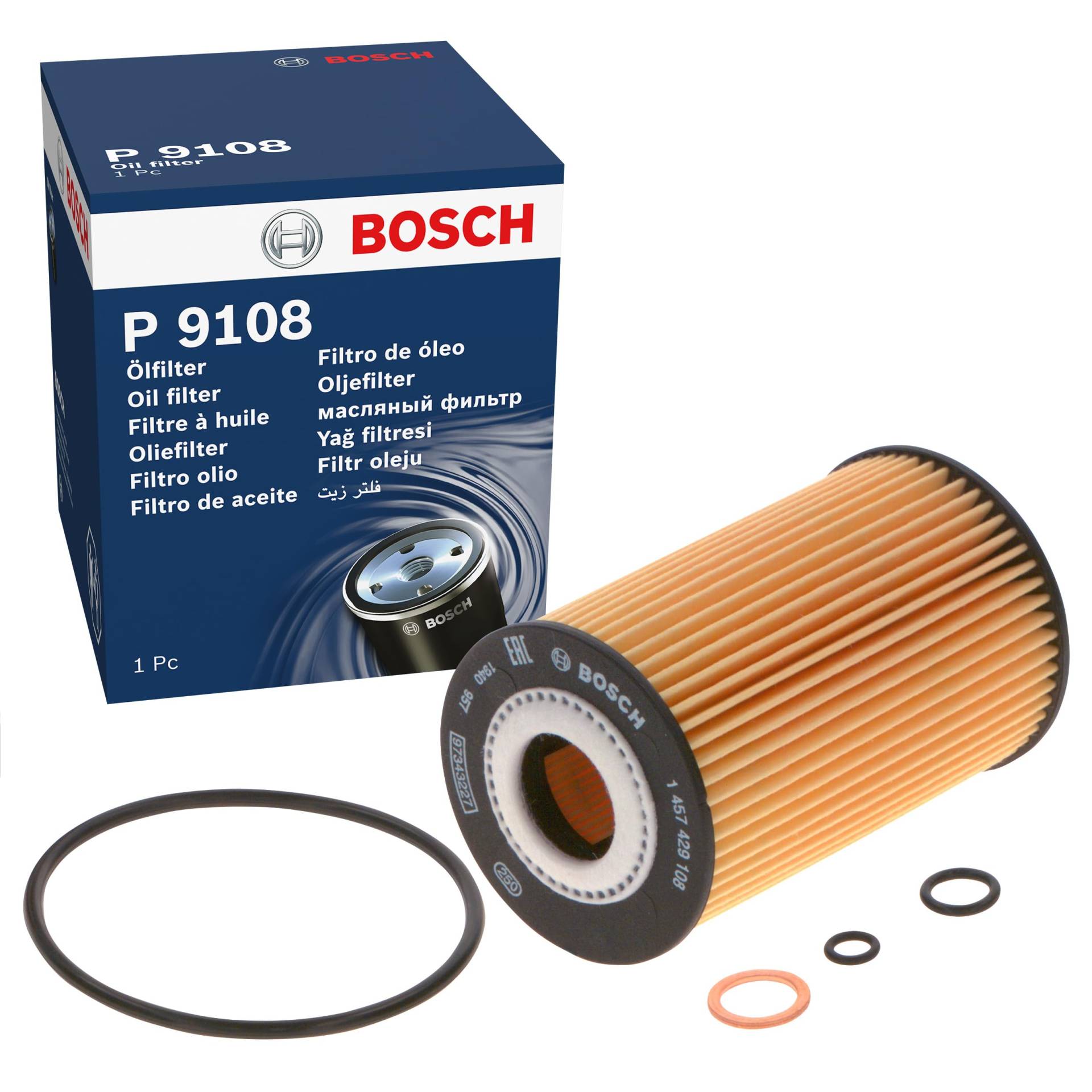 Bosch Automotive P9108 - Ölfilter Auto von Bosch