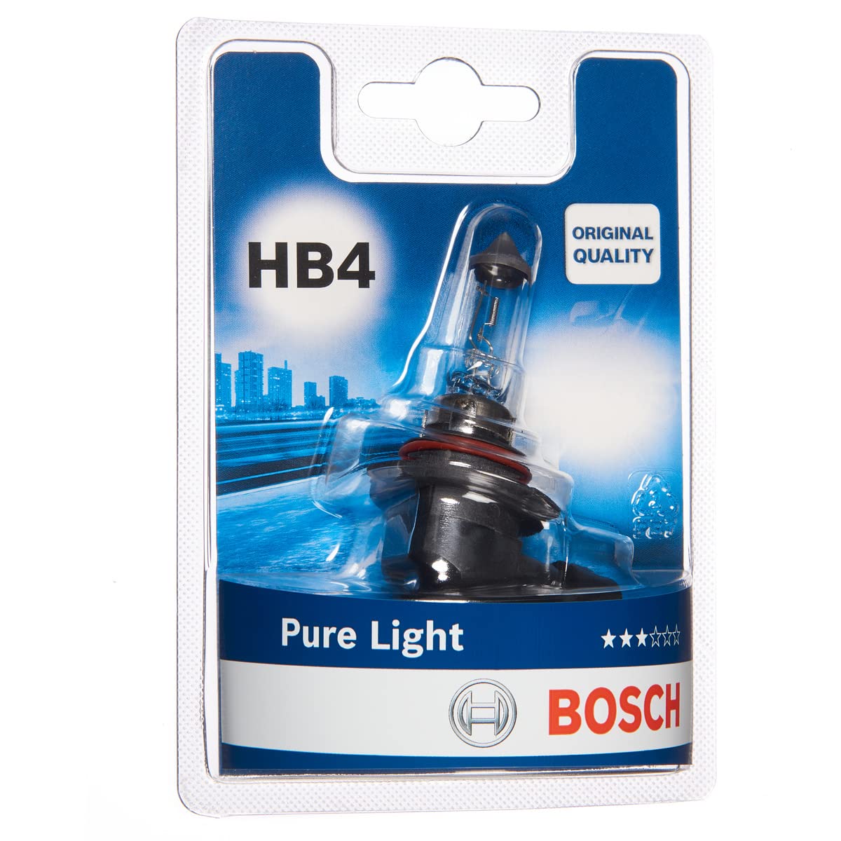 Bosch HB4 Pure Light Lampe - 12 V 51 W P22d - 1 Stück von Bosch Automotive