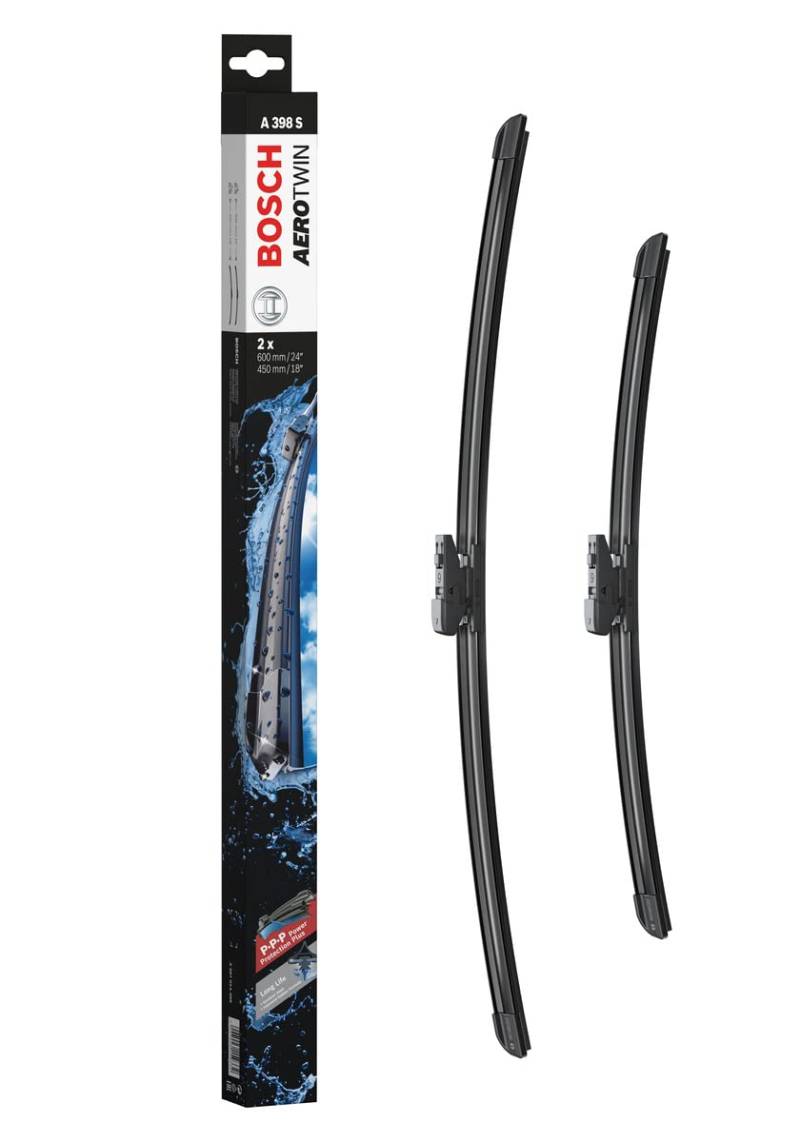 Bosch Scheibenwischer Aerotwin A398S, Länge: 600mm/450mm − Set für Frontscheibe von Bosch