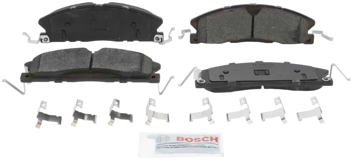 BOSCH BC1611A QuietCast Premium Ceramic Disc Brake Pad Set – Kompatibel mit Select Ford Explorer, Police Interceptor Sedan/Utility, Special Service Police Sedan, Taurus; Lincoln MKT; FRONT von Bosch