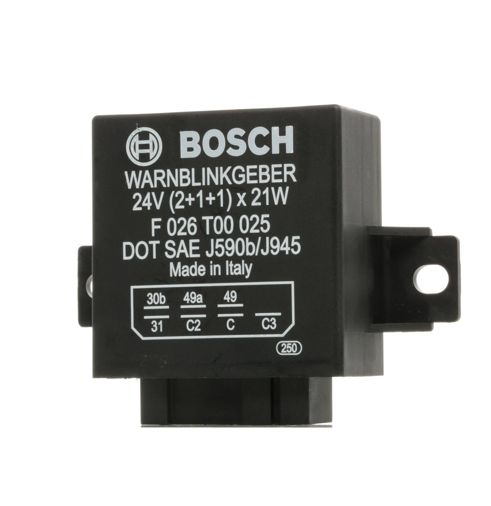 BOSCH Blinkerrelais MERCEDES-BENZ,MAN,RENAULT TRUCKS F 026 T00 025 0025440332,0035441532,A0025447832 Blinkgeber A0035441532,1164662,81253106039 von Bosch