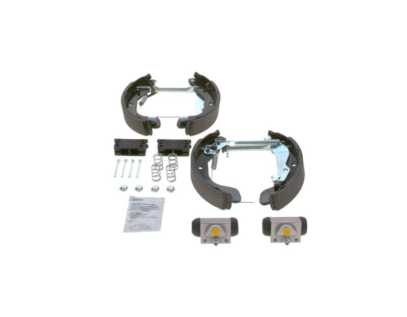 BOSCH Bremsbacken OPEL,VAUXHALL 0 204 114 710 Trommelbremsbacken,Bremsbackensatz von Bosch