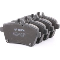 BOSCH Bremsbelagsatz inkl. Verschleißwarnkontakt 0 986 494 087 Bremsbeläge,Bremsklötze MERCEDES-BENZ,SEAT,A-Klasse (W169),Ateca (KH7) von Bosch