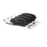 BOSCH Bremsbelagsatz mit akustischer Verschleißwarnung 0 986 494 627 Bremsbeläge,Bremsklötze HYUNDAI,KIA,ix35 (LM, EL, ELH),i30 (FD),i20 (PB, PBT) von Bosch