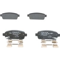 BOSCH Bremsbelagsatz mit akustischer Verschleißwarnung 0 986 494 666 Bremsbeläge,Bremsklötze OPEL,VAUXHALL,Astra J Sports Tourer (P10),ASTRA J von Bosch