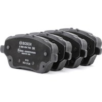 BOSCH Bremsbelagsatz mit Anti-Quietsch-Blech 0 986 494 792 Bremsbeläge,Bremsklötze FORD,Fiesta Mk6 Schrägheck (JA8, JR8),B-MAX (JK) von Bosch