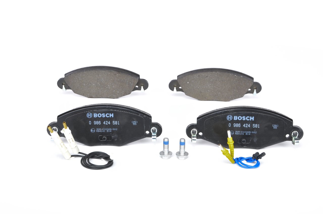 BOSCH Bremsbelagsatz CITROËN 0 986 424 581 425216,425249,425289 90R010268002 von Bosch