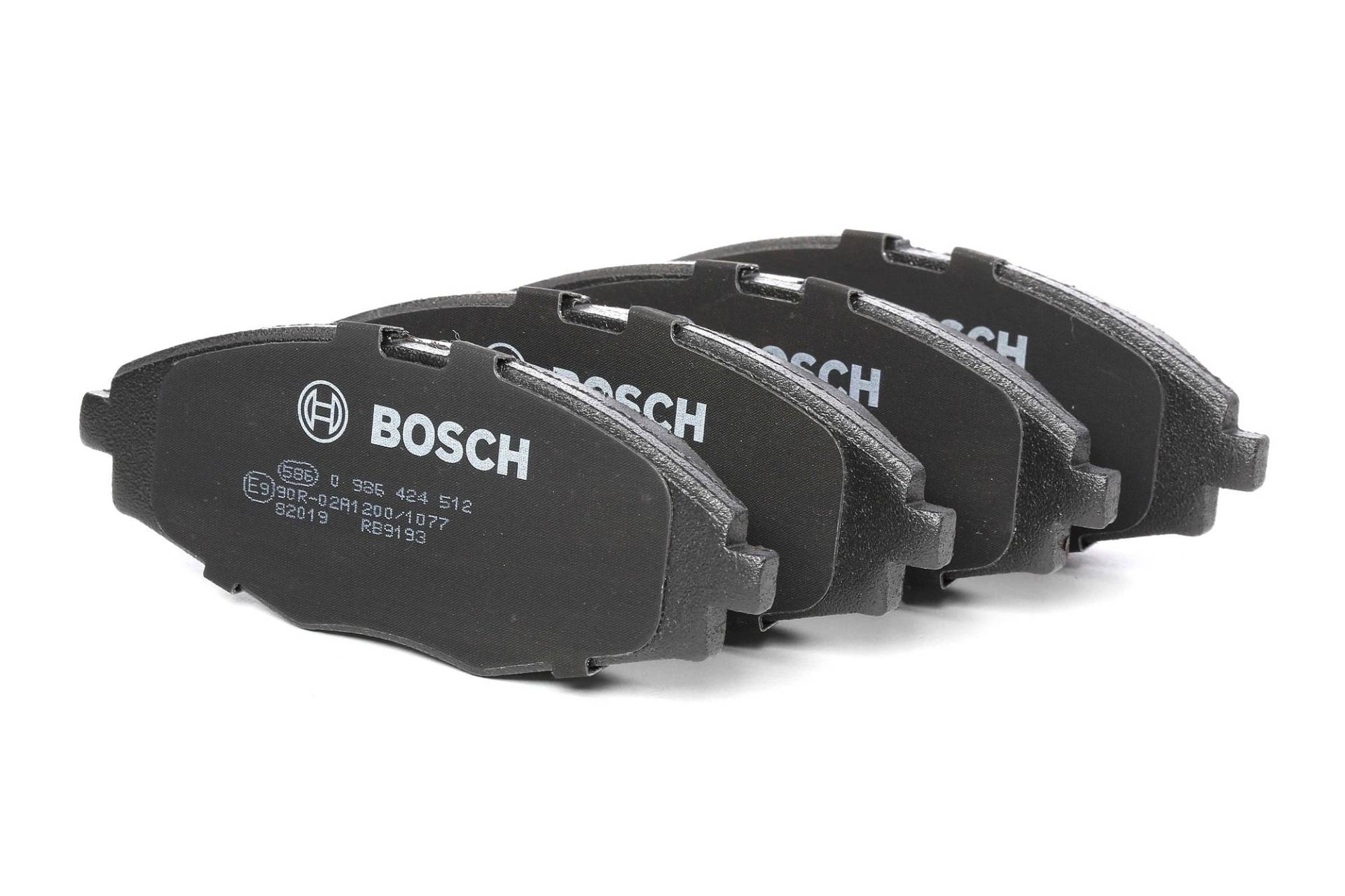 BOSCH Bremsbelagsatz CHEVROLET,DAEWOO 0 986 424 512 96446176,96281945,S4510004 8433D132,E190R011075804,96273708,96288629,96316582 von Bosch