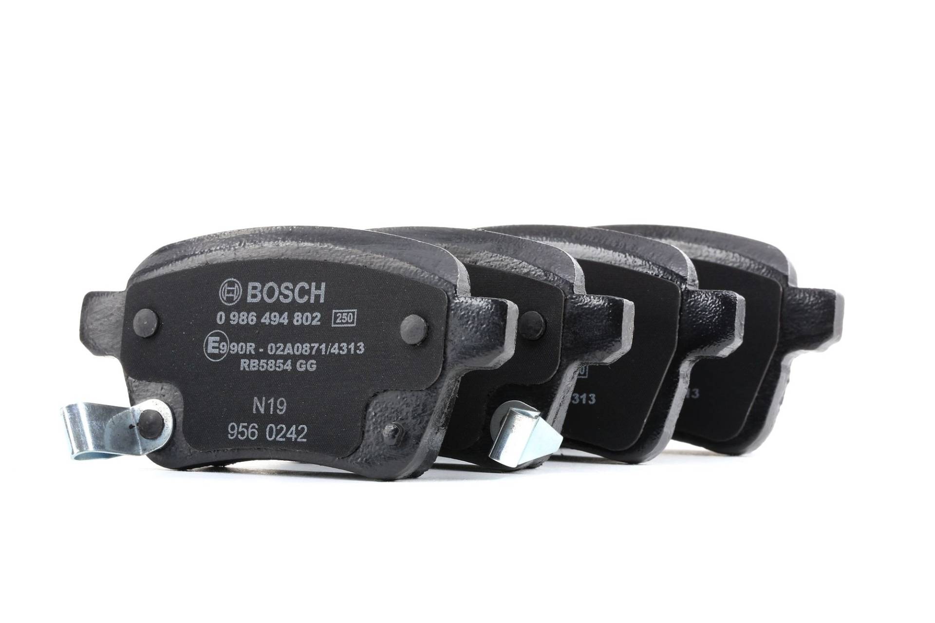 BOSCH Bremsbelagsatz FIAT 0 986 494 802 77366595,77367914 von Bosch