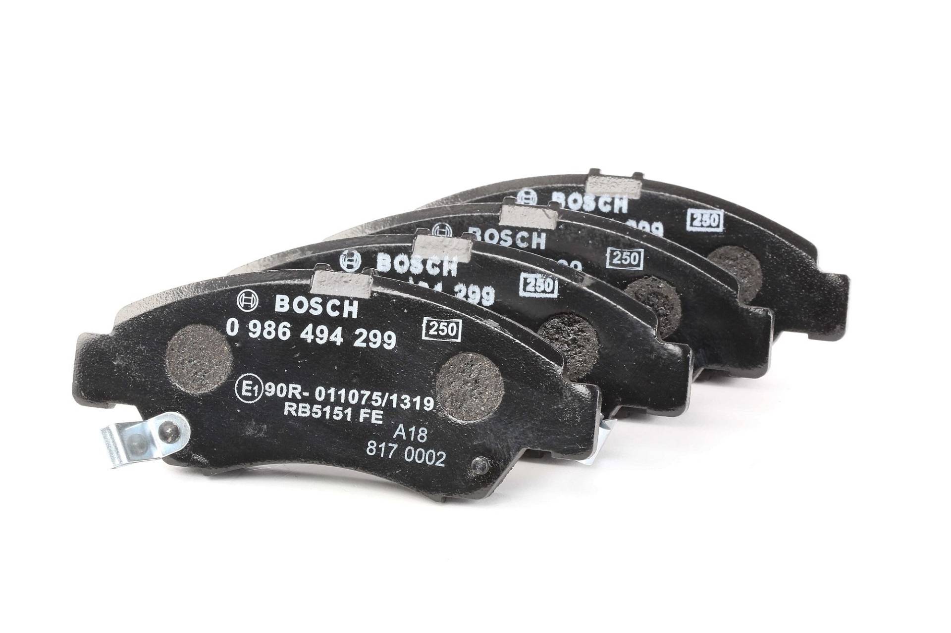 BOSCH Bremsbelagsatz HONDA 0 986 494 299 06450SAAG00,45022S2G000,45022S04505 45022SAAE50,45022SENH00,45022SAAE51,45022SAAG00,45022SR3G00,BP1234 von Bosch