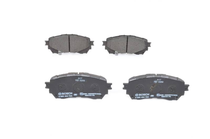 BOSCH Bremsbelagsatz MAZDA 0 986 494 793 G4YA3328Z,G4YA3328ZA,GBYT3328Z GHY13328Z,GHY13328Z9C,GHY93328ZB,GHY93328ZC,GMY53328Z von Bosch