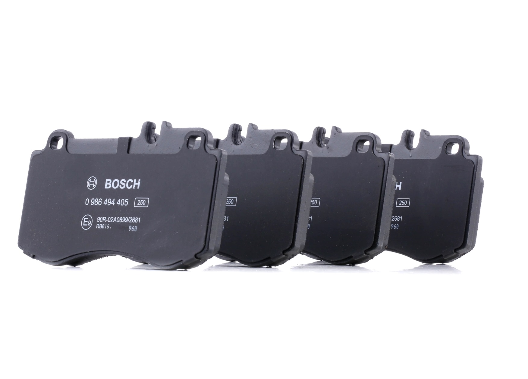 BOSCH Bremsbelagsatz MERCEDES-BENZ 0 986 494 405 54207720,A0074206320,8535D142 BP1329,E990R02A10802681,0054207720,0054208520,0074204920,0074206320 von Bosch