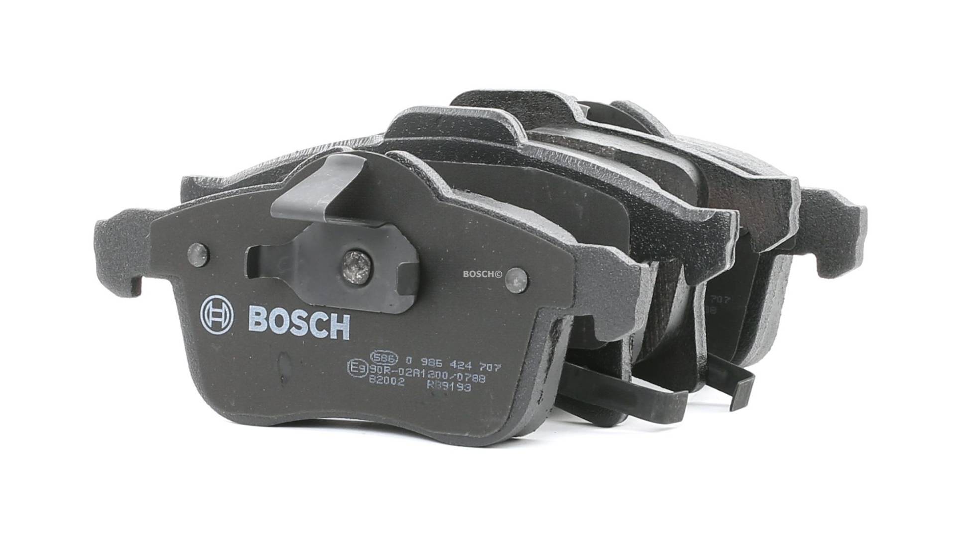 BOSCH Bremsbelagsatz OPEL,CHEVROLET,VAUXHALL 0 986 424 707 1605177,1605456,93176429 93189698,1605080,1605252,1605992,93186713,1605099,93181189 von Bosch