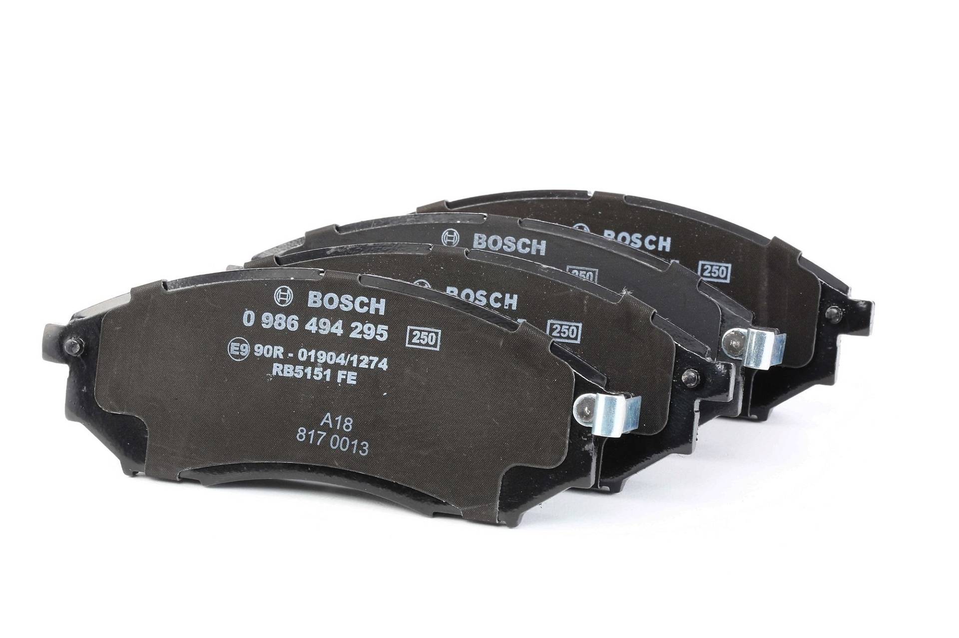 BOSCH Bremsbelagsatz RENAULT,NISSAN,INFINITI 0 986 494 295 BP1244,D10605X00A,410603072R D10601BN0A,41060CC090,DA060EB325,410600023R,7766D888 von Bosch