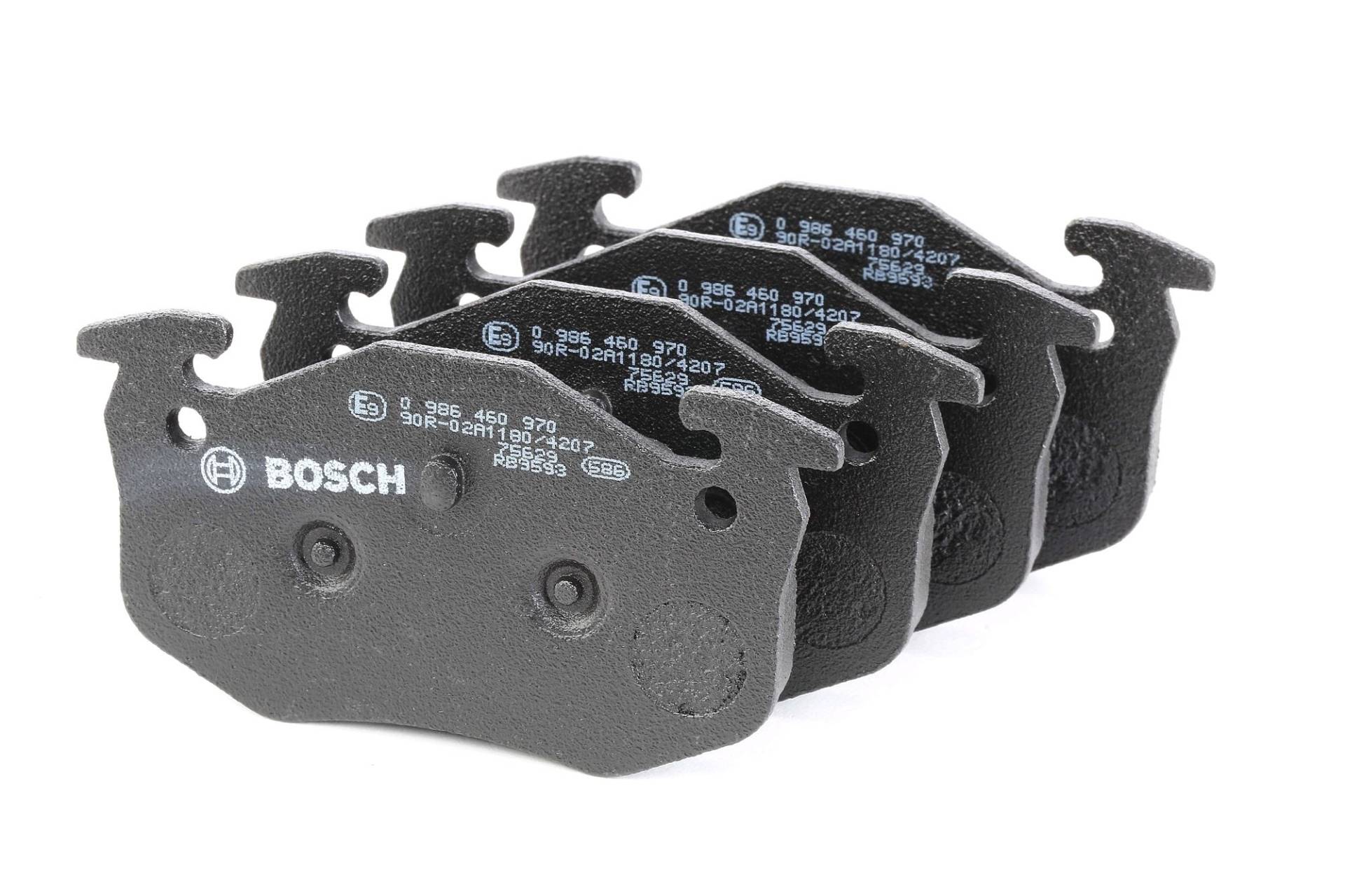 BOSCH Bremsbelagsatz RENAULT,PEUGEOT,CITROËN 0 986 460 970 425148,95659341,95666971 E171587,7701202050,E190R011195310,1617247980,172201,7701203560 von Bosch