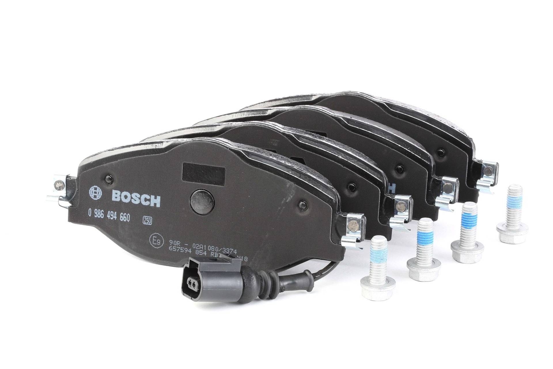 BOSCH Bremsbelagsatz VW,AUDI,SKODA 0 986 494 660 5Q0698151B,5Q0698151M,8V0698151D 2K5698151,5Q0698151AF,5Q0698151AH,5Q0698151F,5Q0698151S,JZW698151AN von Bosch