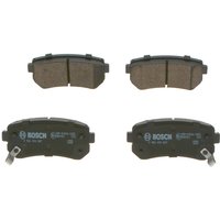 BOSCH Bremsbelagsatz mit integriertem Verschleißwarnkontakt 0 986 494 887 Bremsbeläge,Bremsklötze HYUNDAI,KIA,ix35 (LM, EL, ELH),Tucson (TL, TLE) von Bosch