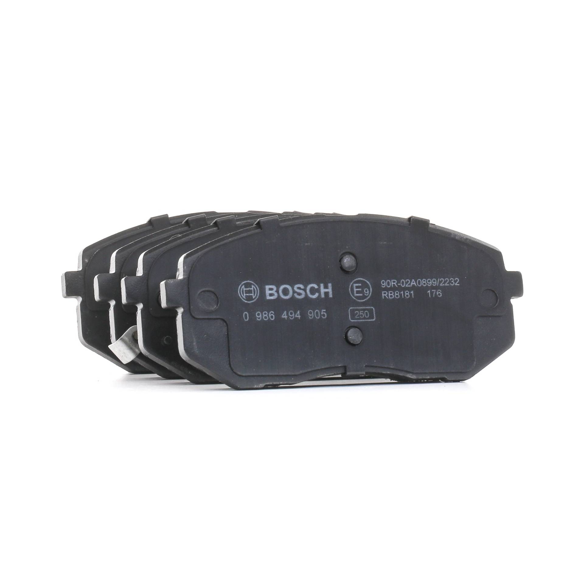 BOSCH Bremsbelagsatz HYUNDAI,KIA 0 986 494 905 58101D7A10,58101E4A10,58101J9A65 581013ZA16,58101B2A80,58101D4A20,58101A2A35,58101B2A90,58101CMA10 von Bosch