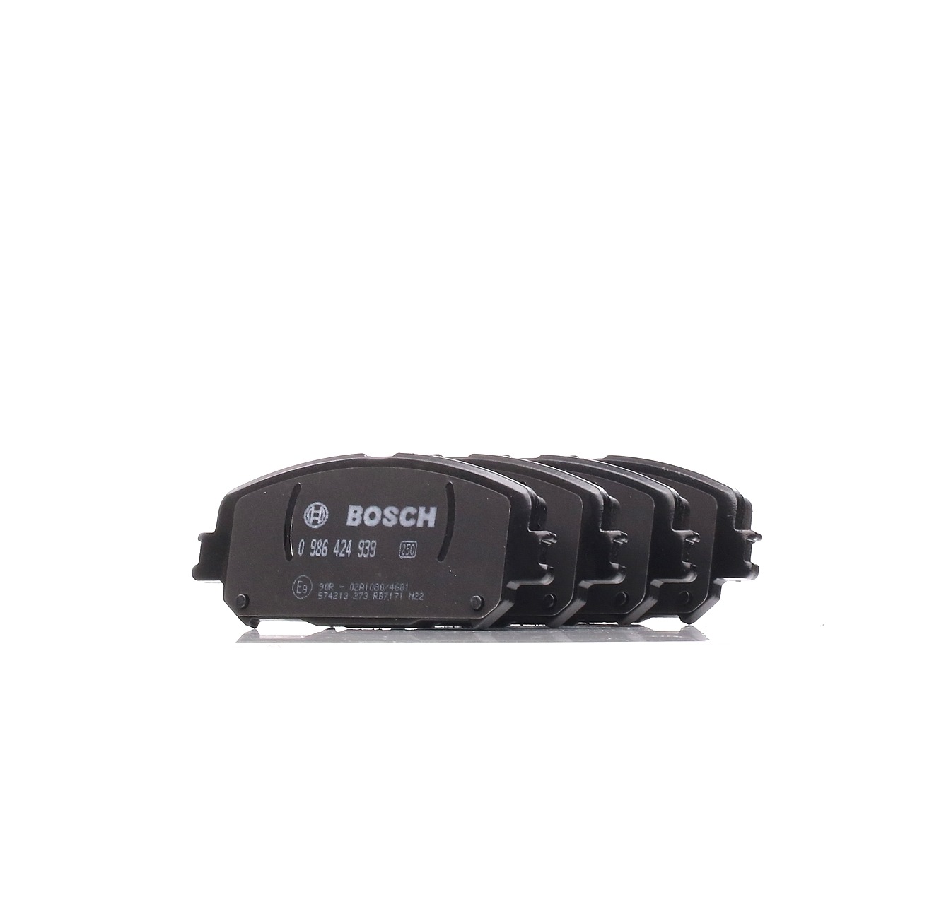 BOSCH Bremsbelagsatz RENAULT 0 986 424 939 410606808R,7711946208 von Bosch