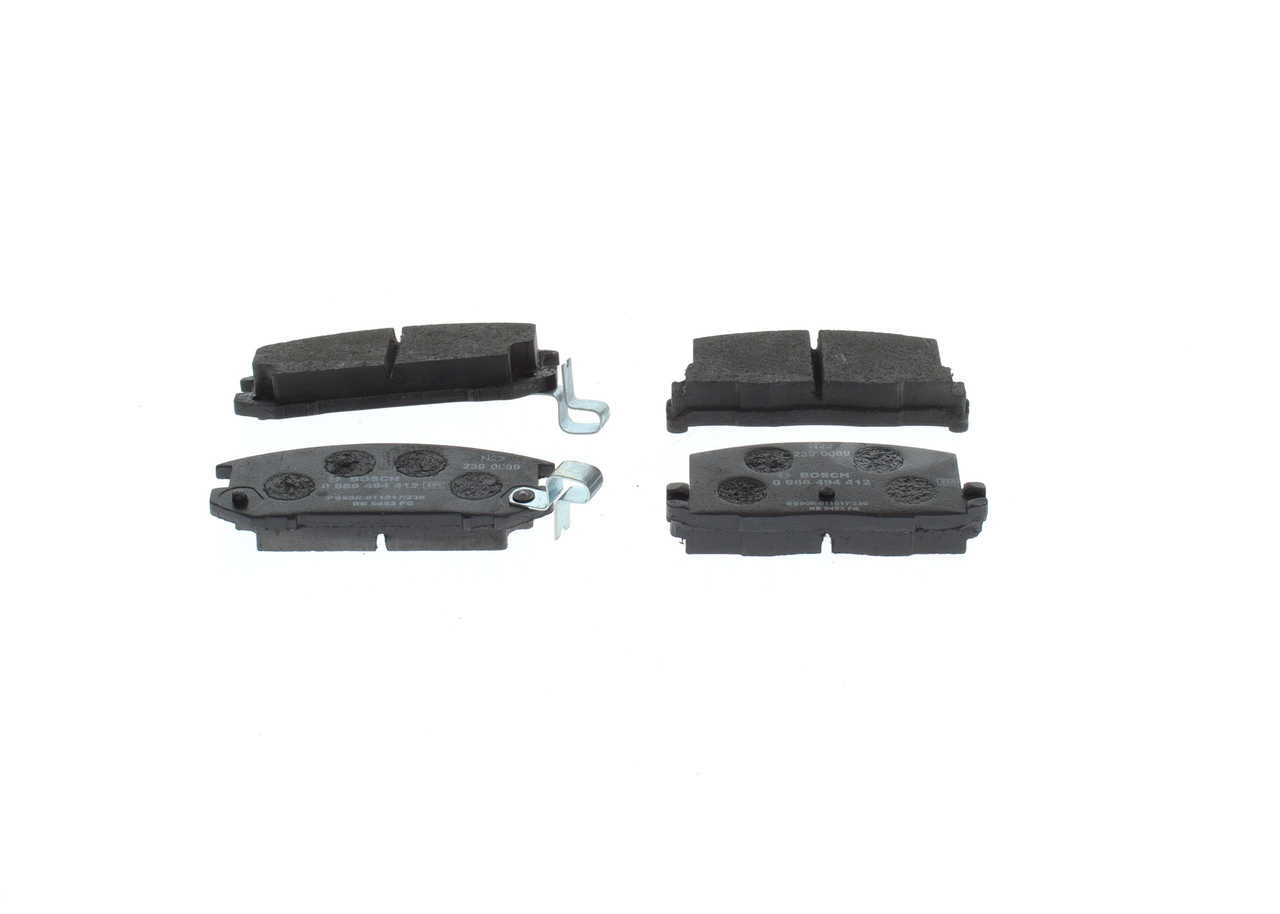 BOSCH Bremsbelagsatz TOYOTA 0 986 494 412 0446617100,7212D309,0446617020 0449217020,E990R011017230,0446617070,04466YZZC3,0449217010,0449217030 von Bosch