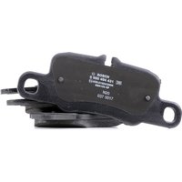 BOSCH Bremsbelagsatz mit Anti-Quietsch-Blech 0 986 494 431 Bremsbeläge,Bremsklötze PORSCHE,PANAMERA,911 (991),PANAMERA (971),911 Cabriolet (991) von Bosch