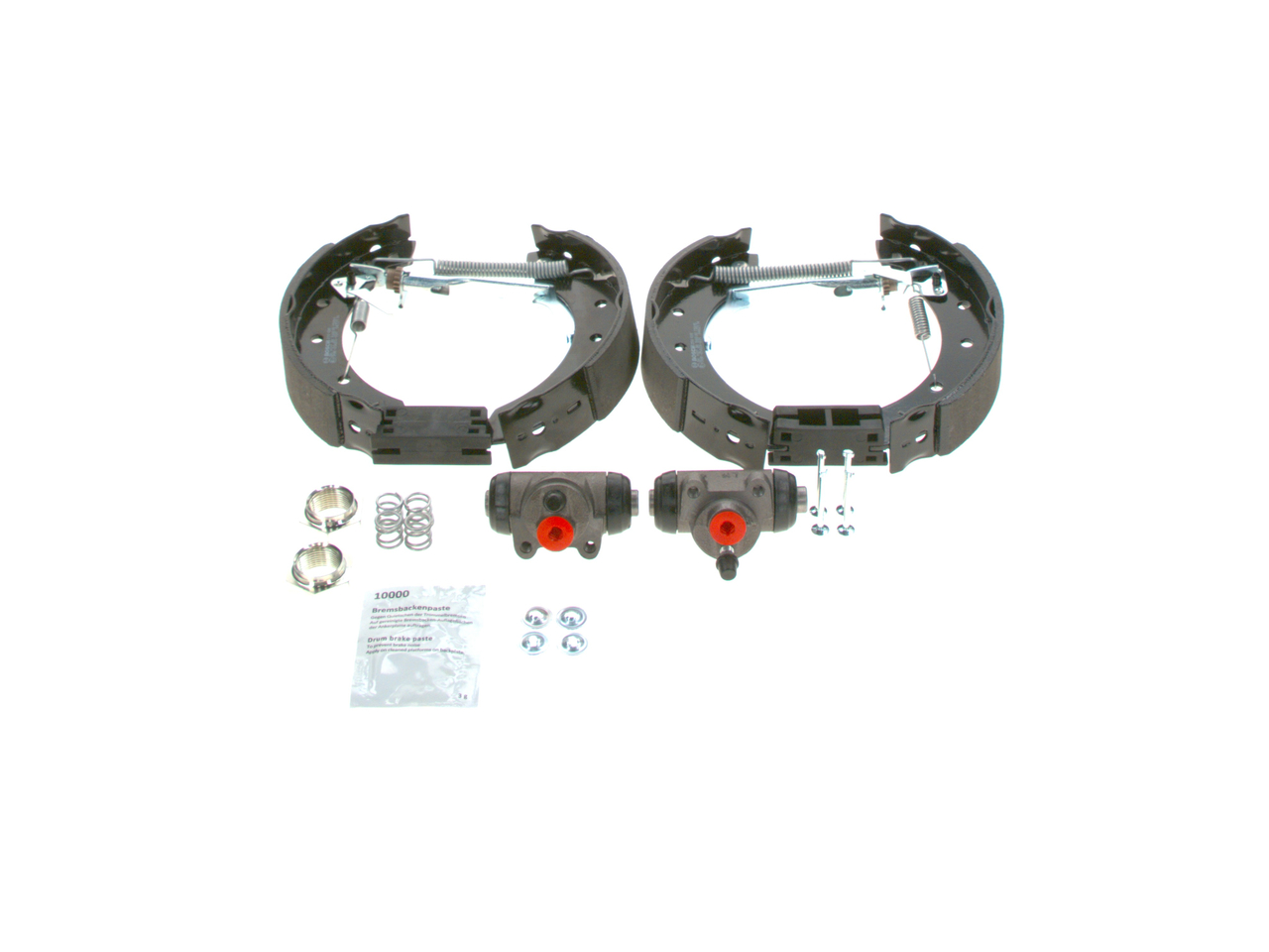 BOSCH Bremsensatz, Trommelbremse RENAULT,PEUGEOT,CITROËN 0 204 114 549 42414L,42414Z,42417E 42419A,7701205817 von Bosch