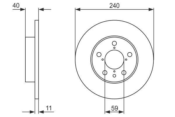 BOSCH Bremsscheibe ALFA ROMEO 0 986 478 444 60578920,60651437,60670804 Bremsscheiben,Scheibenbremsen 71739571 von Bosch