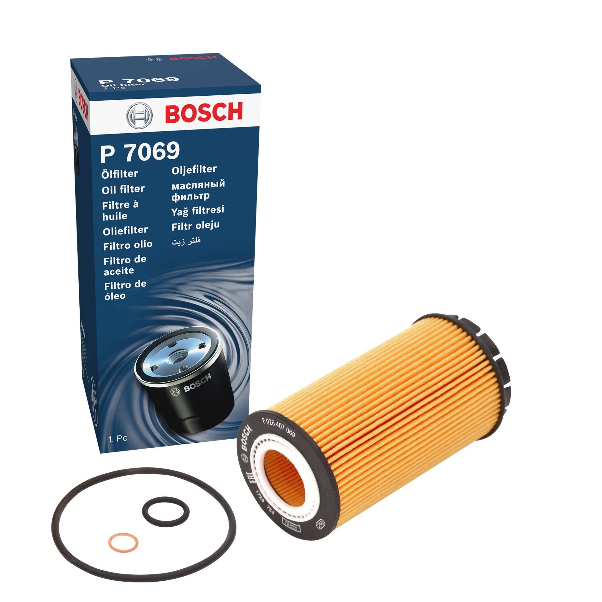 Bosch Automotive P7069 - Ölfilter Auto von Bosch