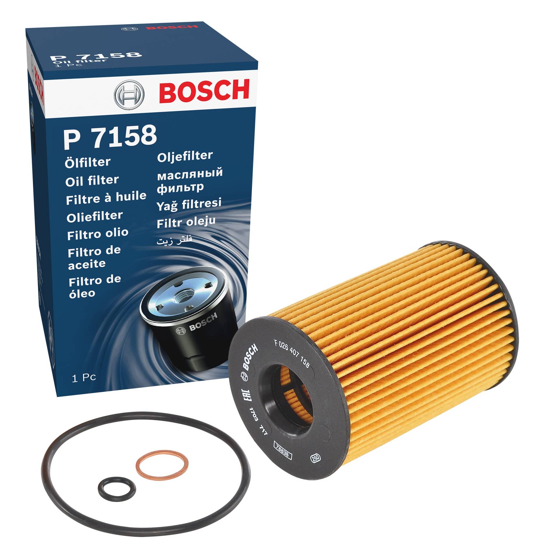 Bosch Automotive P7158 - Ölfilter Auto von Bosch Automotive