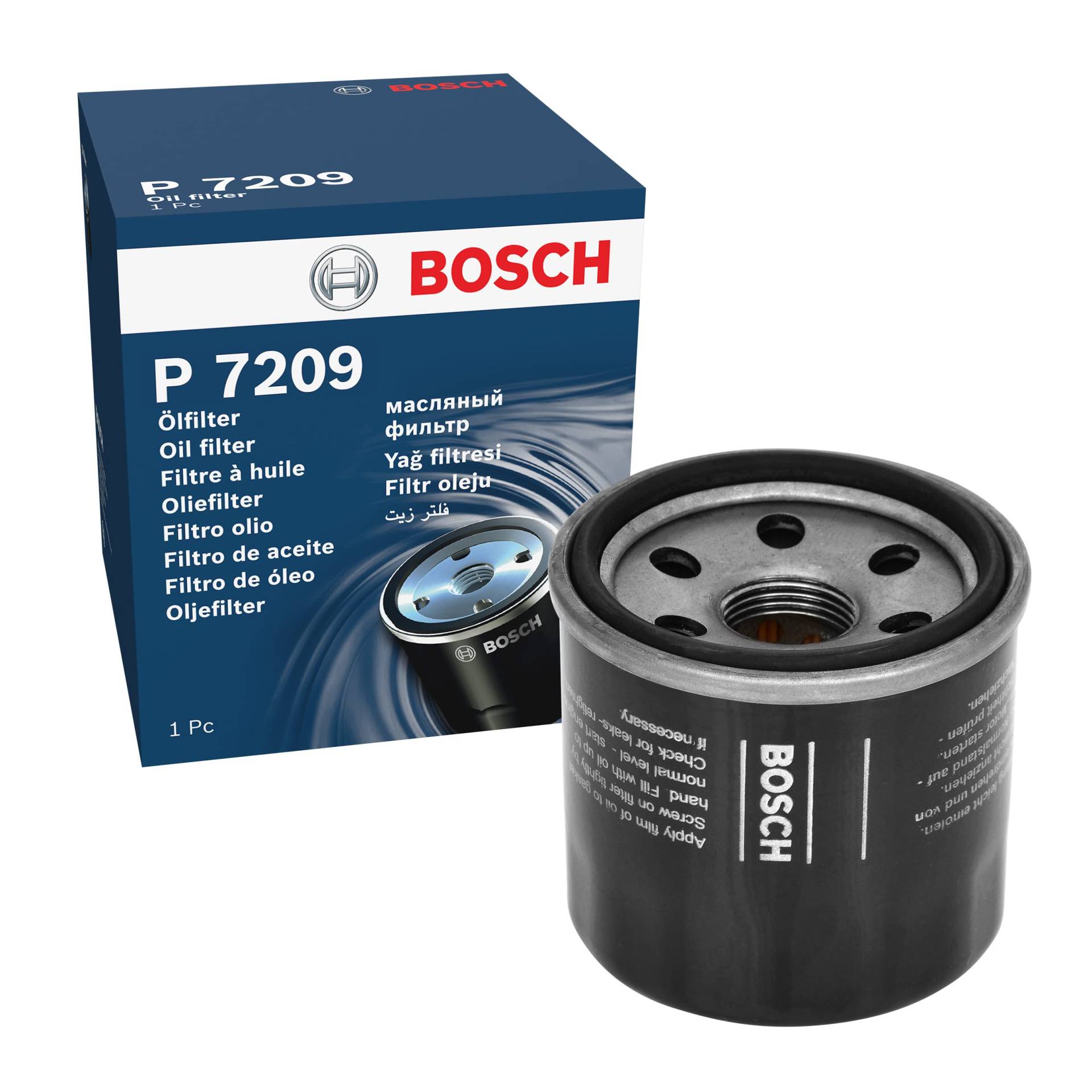 Bosch Automotive F 026 407 209 - Ölfilter Auto, schwarz von Bosch