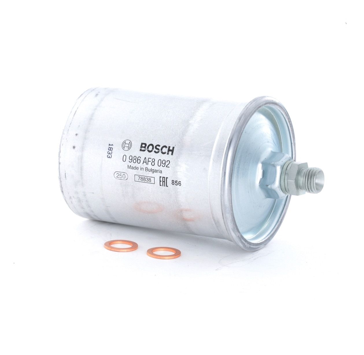 BOSCH Kraftstofffilter MERCEDES-BENZ,PUCH,FERRARI 0 986 AF8 092 0024770701,A0014775901,A0024770701 Leitungsfilter,Spritfilter A0024770801,A0024771901 von Bosch