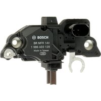 BOSCH Lichtmaschinenregler 1 986 AE0 129 Regler Lichtmaschine,Generatorregler MERCEDES-BENZ,SPRINTER 3,5-t Kasten (906),VITO Bus (W639),VIANO (W639) von Bosch