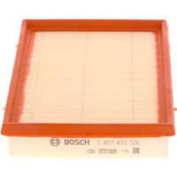 BOSCH Luftfilter Filtereinsatz 1 457 433 526 Motorluftfilter,Filter für Luft PEUGEOT,CITROËN,206 Schrägheck (2A/C),206 CC (2D),206 SW (2E/K) von Bosch