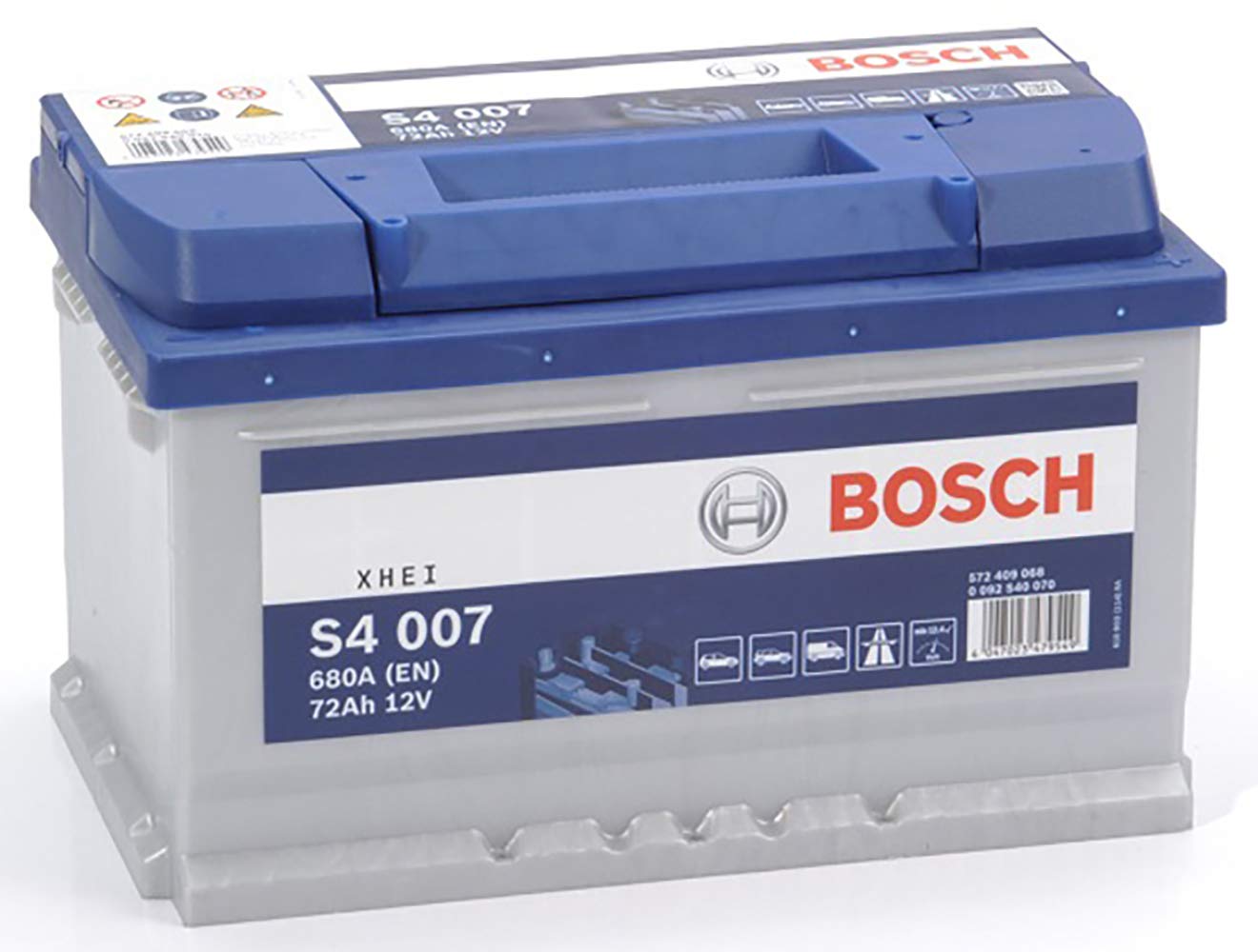 Starterbatterie Bosch Automotive S4 S4007 72Ah/680A von Bosch