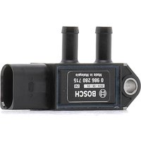 BOSCH Sensor, Abgasdruck 0 986 280 715  VW,AUDI,SKODA,Golf VII Schrägheck (5G1, BQ1, BE1, BE2),TIGUAN (5N_),Passat Variant (3G5, CB5) von Bosch